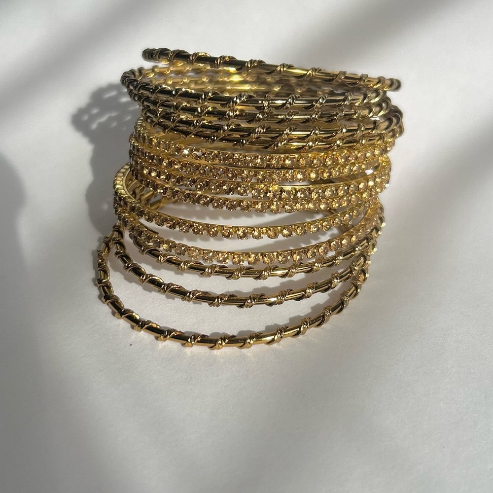Toddler Gold Bangle Set